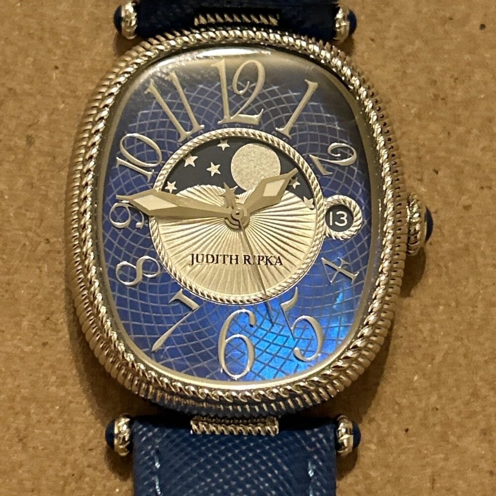 JUDITH RIPKA Blue Moon Phase Watch
